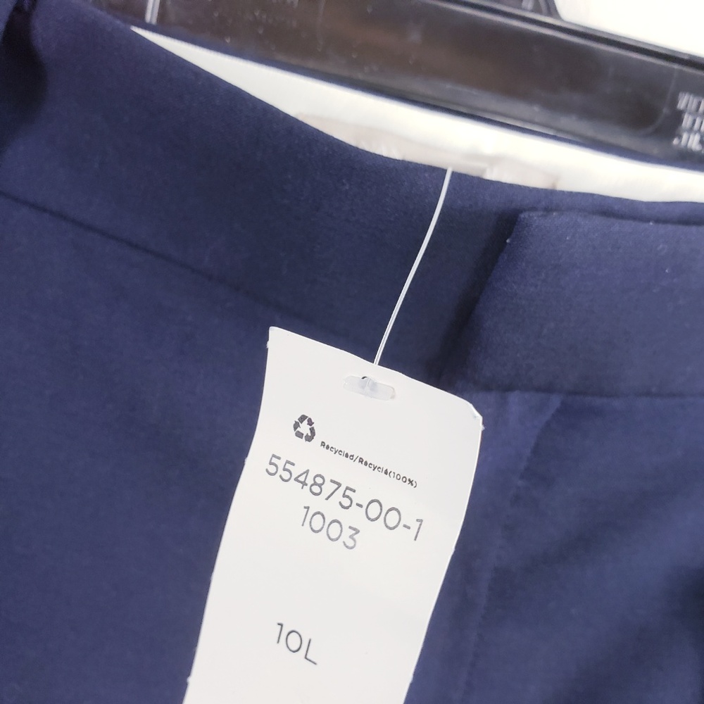 Banana Republic Navy Jackson Curvy Fit NWT 10 Long - Picture 5 of 8